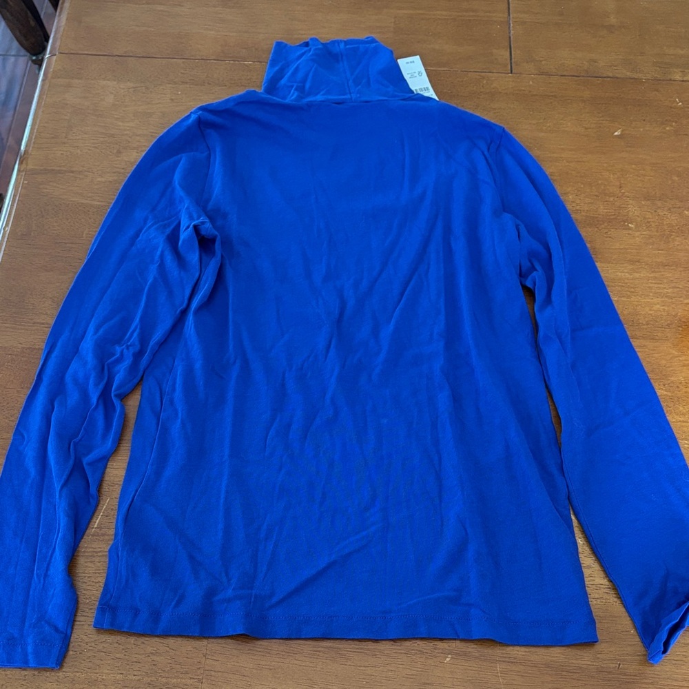 J. Crew Royal Blue Turtleneck Top